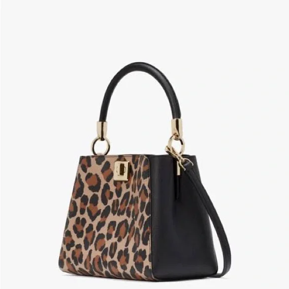 Kate Spade Leopard Phoebe Satchel - Picture 4 of 7